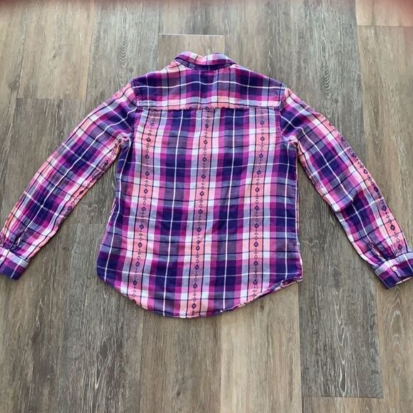 AEO Flannel Button up Shirt - Picture 8 of 8